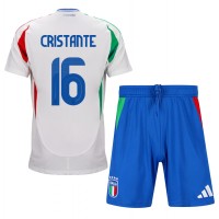 Italien Bryan Cristante #16 Fußballbekleidung Auswärtstrikot Kinder EM 2024 Kurzarm (+ kurze hosen)